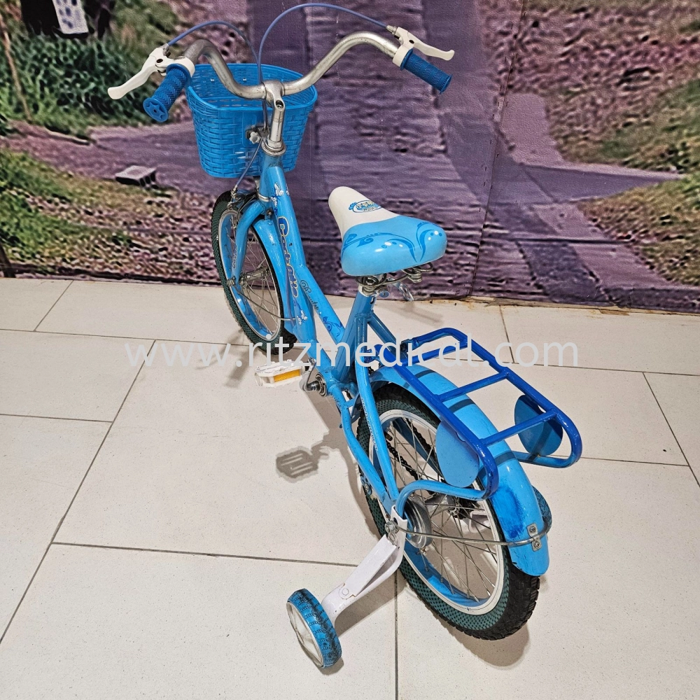 Blue Kids Bicycle For Rent