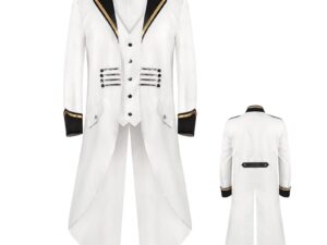 Masquerade male coat white