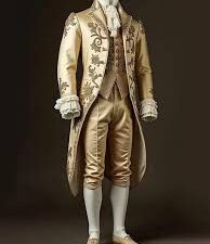 Golden Masquerade Male Coat Size M For Rent