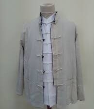 Red Male Old Hongkong / KungFu Size L Costume For Rent