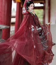 Red Chinese Style Female HanFu / TangZhuang Size S/M Costume For Rent