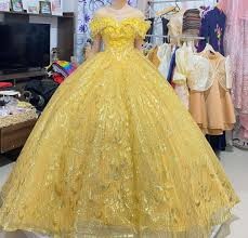 Yellow Princess Belle Costume Size M For Rent