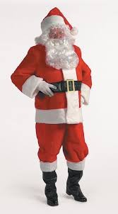 Deluxe Santa Suit Costume For Rent