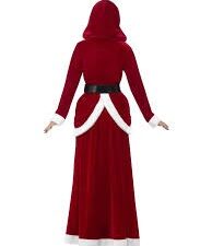 Deluxe Mrs Claus Costume For Rent
