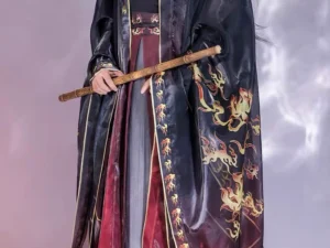 Male Chinese Traditional Brown HanFu For Rent