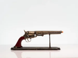 Prop Gun Steampunk Long Mid Century Wooden Gun Cosplay Prop For Rent