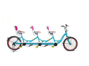 TANDEM BICYCLE 3 SEATER For Rent
