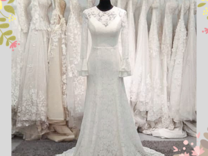 Dress Full Lace Off White