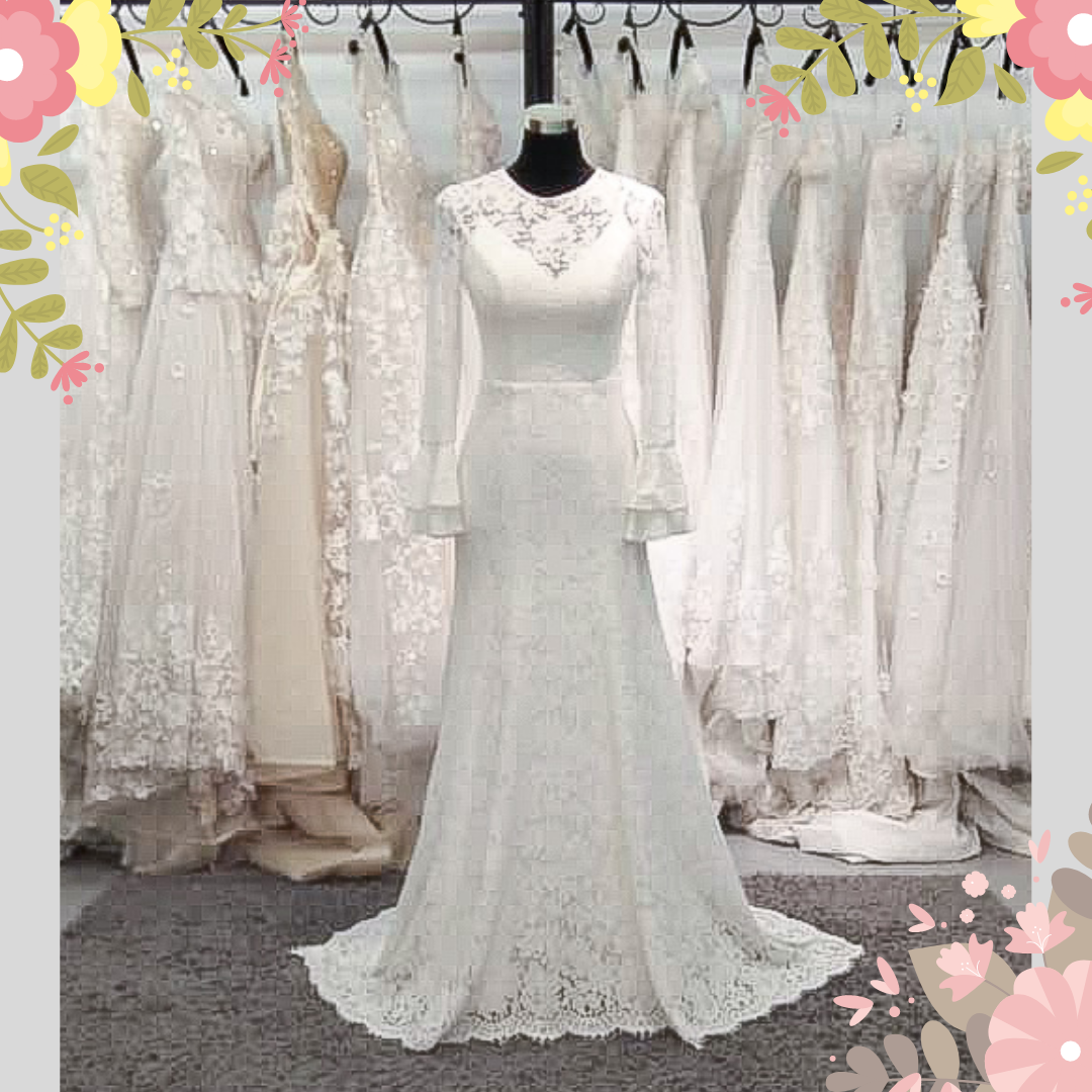 Dress Full Lace Off White 1Dress Full Lace Off White | RentSmart Asia | Renting Is The New Buying Dress Full Lace Off White