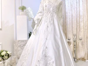 Ball Gown Off White and Coat