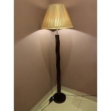 Standing Lamp (Gold Lampshade) For Rent