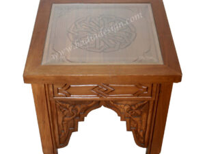 Table w/ Carving on Side