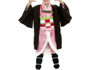 Kimetsu no Yaiba KNY Demon Slayer DS Nezuko Tanjiro Kamado Nezuko Cosplay Costume (鬼灭之刃 弥豆子) for Rent