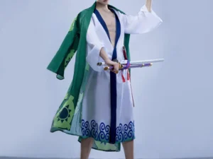 Zoro One Piece Cosplay Anime Male Kostum Wano Country Arc for Rent