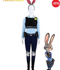 Disney Zootopia Movie Cartoon Rabbit Judy Hopps Police Officer Size S for Rent