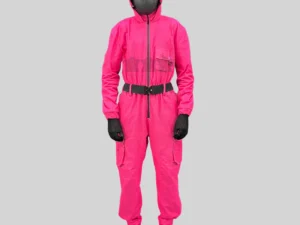 Squid Game Pink Soldier Jumpsuit Costume Movie Korean Drama for Rent