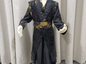 Male Chinese Traditional HanFu White Red Black for Rent