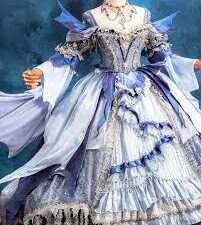 Turquoise Chinese Style Female HanFu / TangZhuang Size S/L Costume For Rent