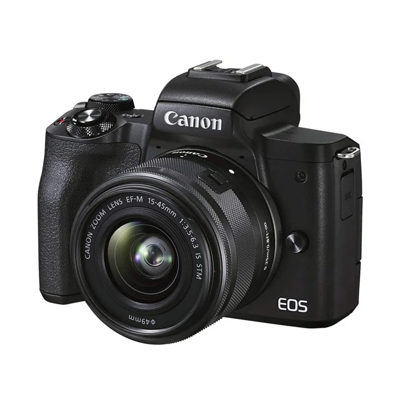 Canon EOS M50 Mark II Mirrorless Camera with 15-45mm Lens for Rent