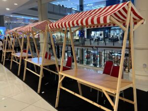 Wooden Food Stall for Rent