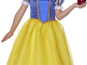 Kids Size Snow White Disney Princess Costume Girl below 130CM height (儿童白雪公主迪士尼裙) for Rent