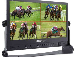 SEETEC ATEM156 15.6 Inch Live Streaming Broadcast Director Monitor with 4 HDMI Input Output Quad Split Display for Rent