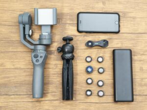 DJI Osmo Mobile2 + 3m Selfie Stick + Universal HP Mount for Rent