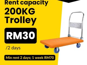 JomRentPro Rent Trolley Hand Truck 200kg for Rent