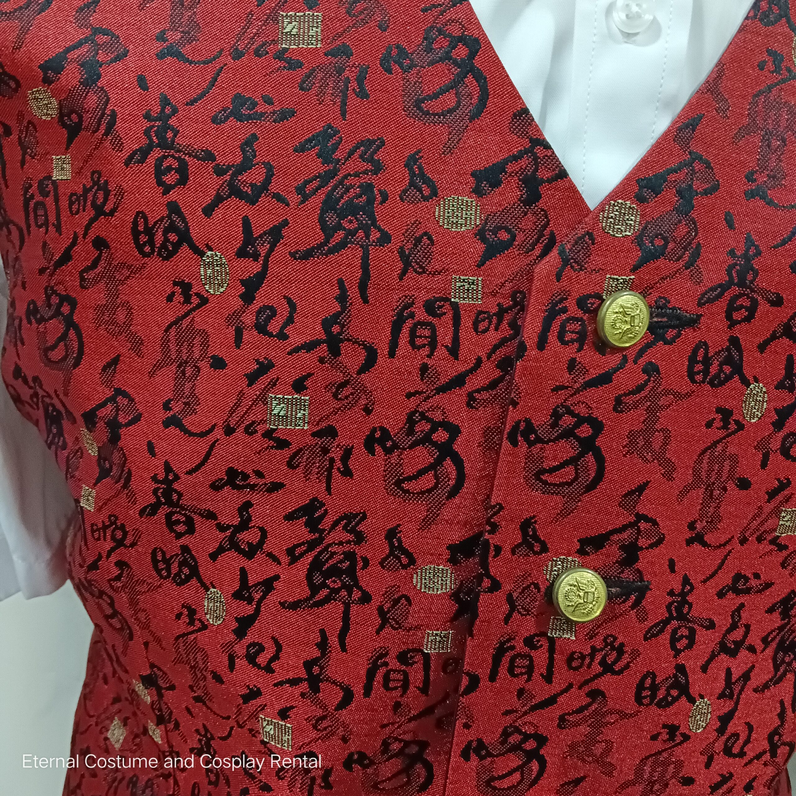 MASQUERADE Western Coat Male Maroon with Black Patterns for Rent 5MASQUERADE Western Coat Male Maroon with Black Patterns for Rent | RentSmart Asia | Renting Is The New Buying MASQUERADE Western Coat Male Maroon with Black Patterns for Rent - Image 5