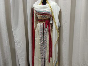 MIDDLE EAST Turkish/Egypt/Arabian Traditional Style Robe Female Cream & Red Size UP TO L for Rent