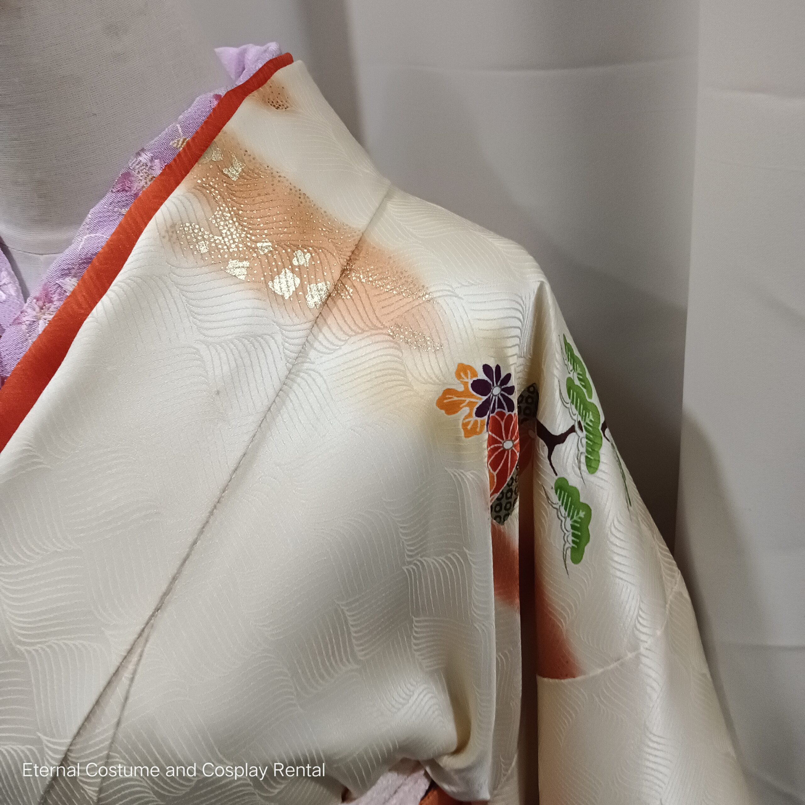 JAPANESE Traditional Kimono Houmongi Female Yellow Free Size for Rent 4JAPANESE Traditional Kimono Houmongi Female Yellow Free Size for Rent | RentSmart Asia | Renting Is The New Buying JAPANESE Traditional Kimono Houmongi Female Yellow Free Size for Rent - Image 4