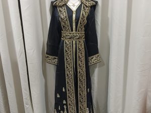 Black Turkish / Arabian Style Costume Free Size Up to XXL for Rent