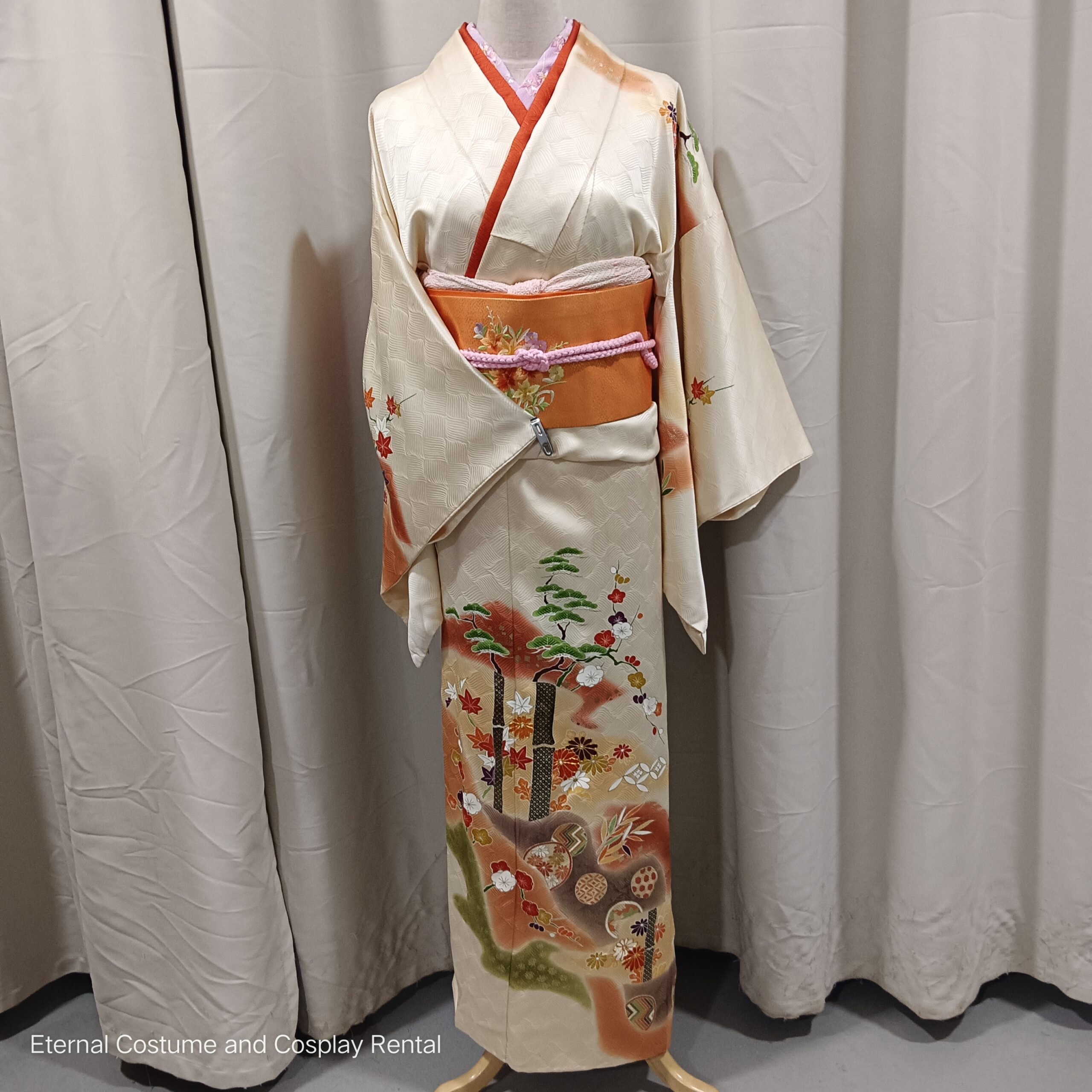 JAPANESE Traditional Kimono Houmongi Female Yellow Free Size for Rent 1JAPANESE Traditional Kimono Houmongi Female Yellow Free Size for Rent | RentSmart Asia | Renting Is The New Buying JAPANESE Traditional Kimono Houmongi Female Yellow Free Size for Rent
