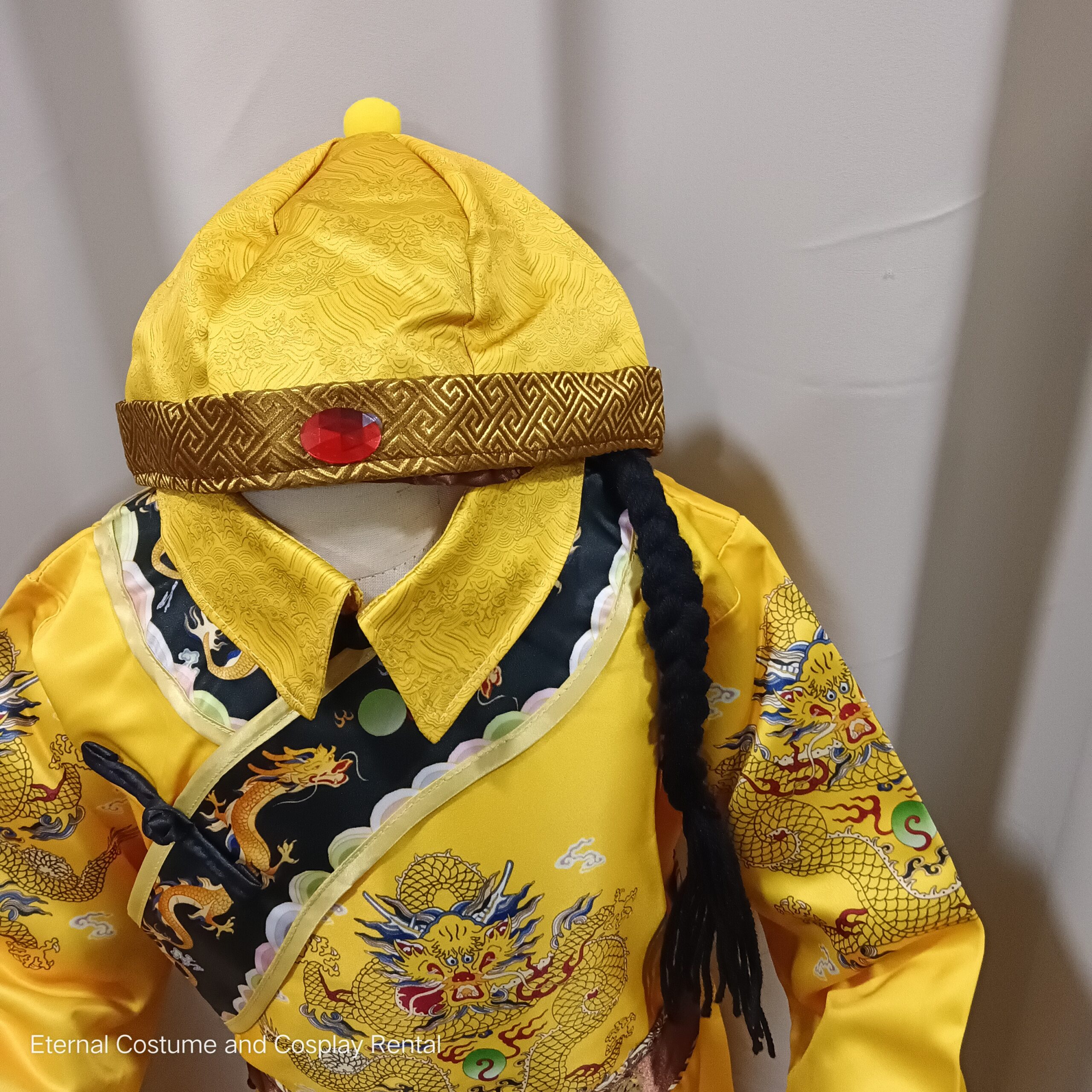 KIDS Chinese Qing Dynasty Emperor Costume Boy Height below 135CM for Rent 3KIDS Chinese Qing Dynasty Emperor Costume Boy Height below 135CM for Rent | RentSmart Asia | Renting Is The New Buying KIDS Chinese Qing Dynasty Emperor Costume Boy Height below 135CM for Rent - Image 3