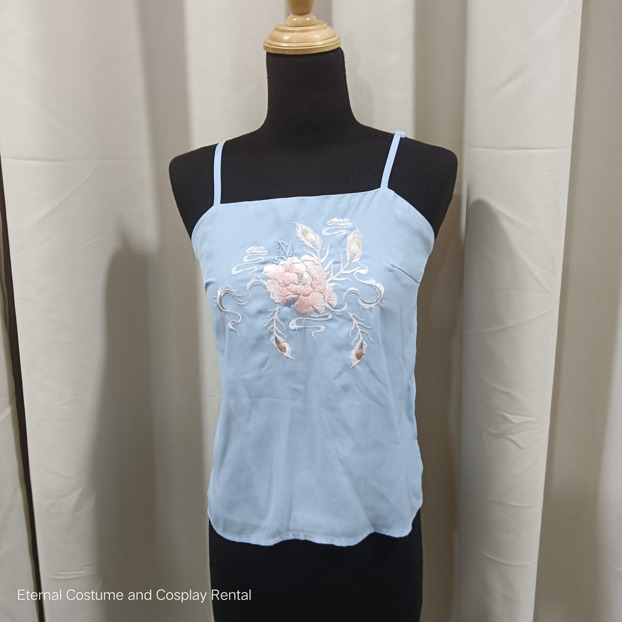 CHINESE Traditional HanFu Female White and Light Blue with BLING BLING Female Size XS - M for Rent 2CHINESE Traditional HanFu Female White and Light Blue with BLING BLING Female Size XS - M for Rent | RentSmart Asia | Renting Is The New Buying CHINESE Traditional HanFu Female White and Light Blue with BLING BLING Female Size XS - M for Rent - Image 2